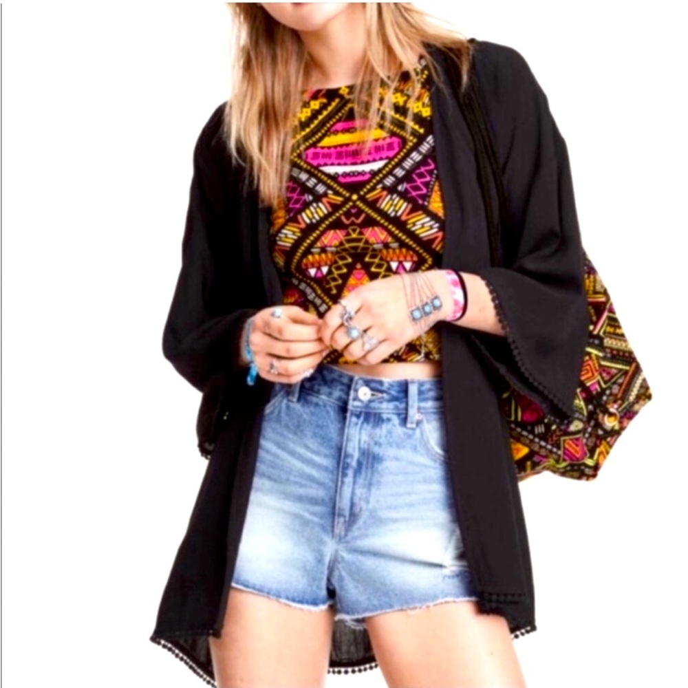H&M Coachella Black Top